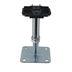 Steel 22 Pedestal for Raised Floor Support – Adjustable Zinc-Galvanized Floor Pedestal for Offices and Data Centers