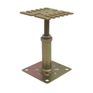 Cabinet Pedestal – Yellow Galvanized Steel Adjustable Support for Data Center Cabinets