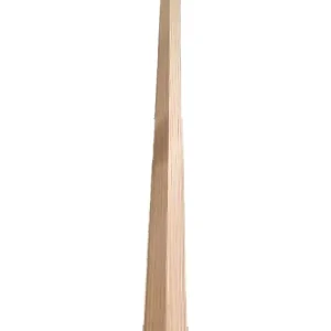 WPC Wall Panel Corner in Teak finish for interior wall panel edges